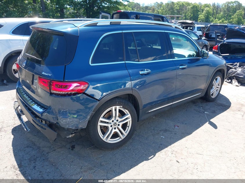 2023 Mercedes-benz Glb VIN W1N4M4HB9PW333297 IAAI salvage auction — REAR END, Salvage Title, sold $11,600 on 2026-07-28 (photo 4)