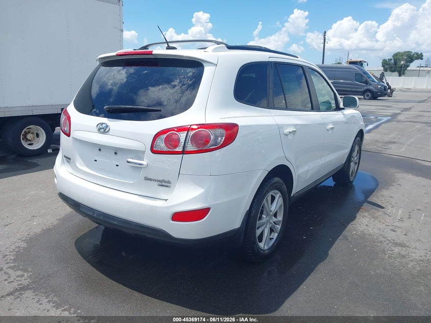 2011 Hyundai Santa fe VIN 5XYZK3AB5BG043832 IAAI salvage auction — SIDE, Clear (Florida), sold $2,350 on 2026-07-13 (photo 4)