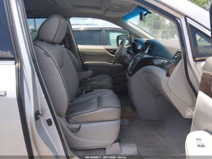 2014 Nissan Quest VIN JN8AE2KP1E9105746 IAAI salvage auction — NORMAL WEAR, Clear (Tennessee), sold $825 on 2026-07-09 (photo 5)