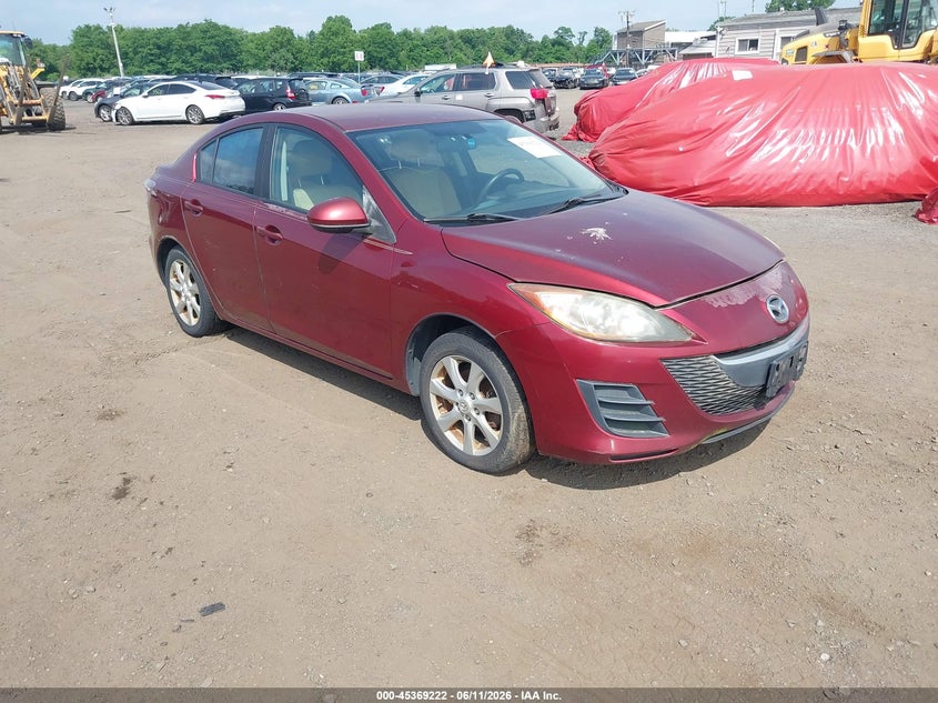 2010 Mazda 3 VIN JM1BL1SG2A1154740 IAAI salvage auction — NORMAL WEAR, Clear (New Jersey), sold $325 on 2026-07-08 (photo 1)