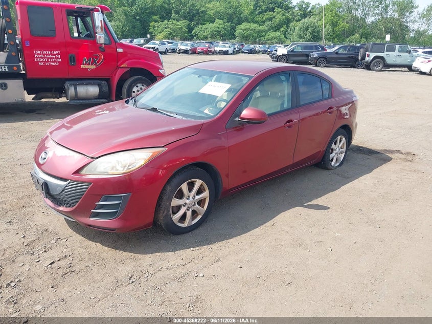2010 Mazda 3 VIN JM1BL1SG2A1154740 IAAI salvage auction — NORMAL WEAR, Clear (New Jersey), sold $325 on 2026-07-08 (photo 2)