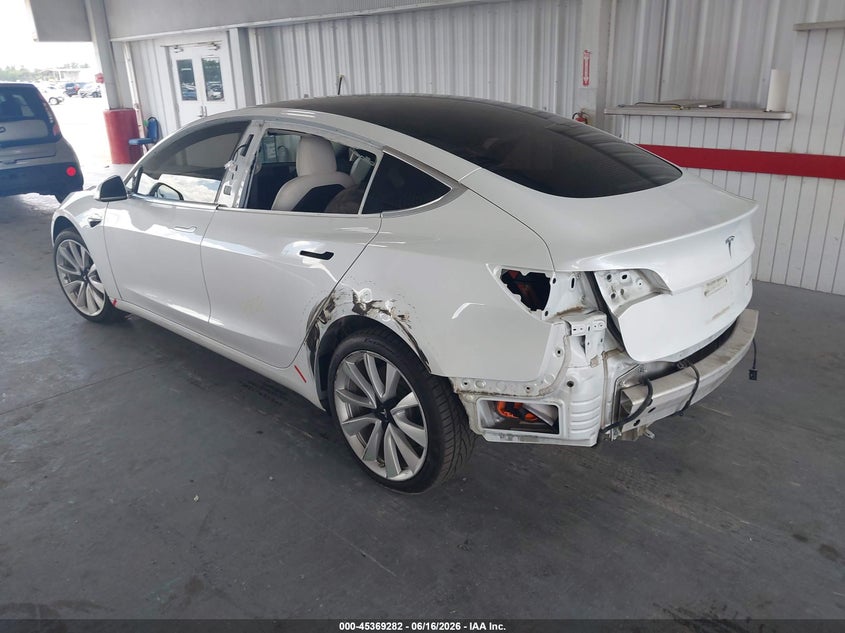 2020 Tesla Model 3 VIN 5YJ3E1EB6LF628777 IAAI salvage auction — LEFT SIDE, Rebuildable (Florida), sold $6,500 on 2026-07-23 (photo 3)