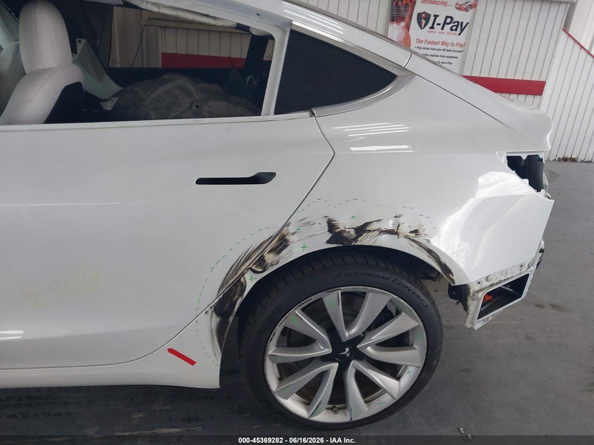 2020 Tesla Model 3 VIN 5YJ3E1EB6LF628777 IAAI salvage auction — LEFT SIDE, Rebuildable (Florida), sold $6,500 on 2026-07-23 (photo 6)