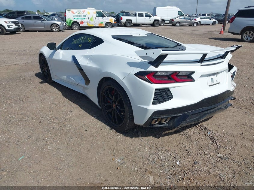 2023 Chevrolet Corvette VIN 1G1YC2D42P5117037 IAAI salvage auction — REAR END, Salvage (Maryland), sold $42,450 on 2026-09-09 (photo 3)