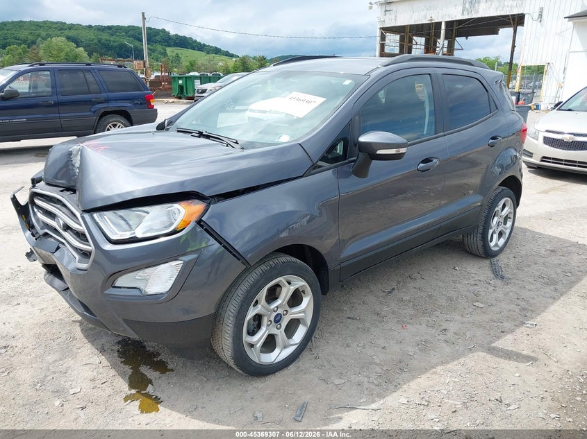 2021 Ford Ecosport VIN MAJ6S3GL7MC455640 IAAI salvage auction — FRONT END, Salvage (Pennsylvania), sold $1,750 on 2026-07-15 (photo 2)