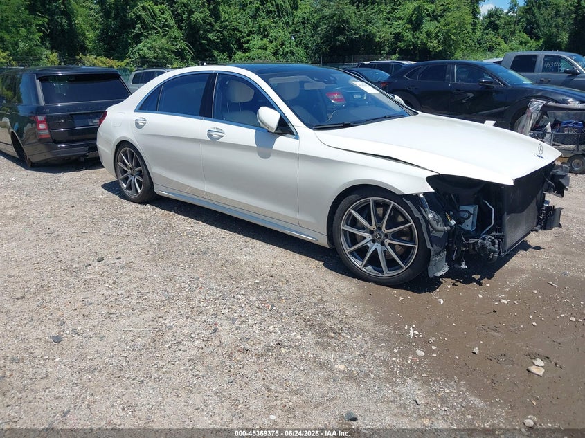 2019 Mercedes-benz S-klasse VIN WDDUG6EB5KA452698 IAAI salvage auction — FRONT END, Salvage Title, sold $17,900 on 2026-08-08 (photo 1)