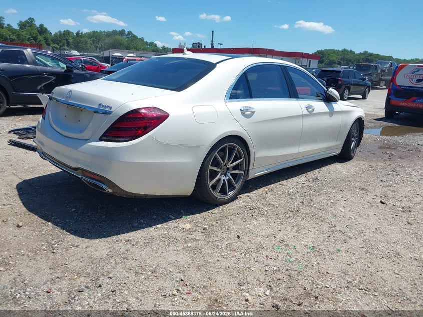 2019 Mercedes-benz S-klasse VIN WDDUG6EB5KA452698 IAAI salvage auction — FRONT END, Salvage Title, sold $17,900 on 2026-08-08 (photo 4)