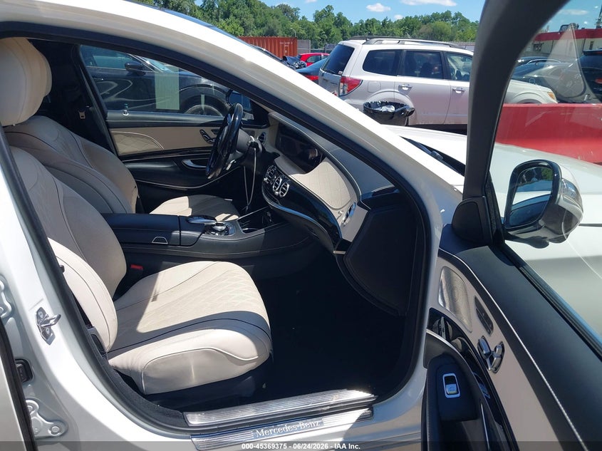 2019 Mercedes-benz S-klasse VIN WDDUG6EB5KA452698 IAAI salvage auction — FRONT END, Salvage Title, sold $17,900 on 2026-08-08 (photo 5)