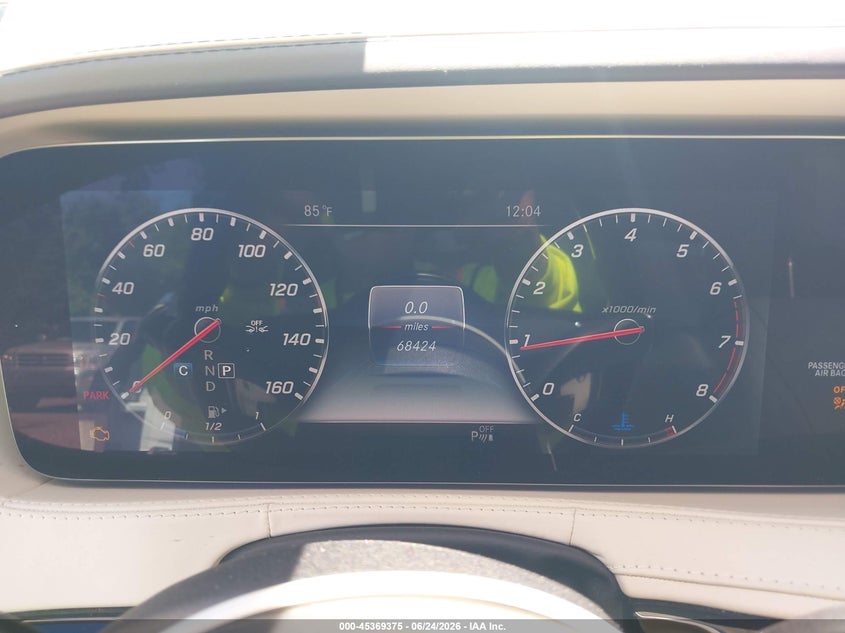 2019 Mercedes-benz S-klasse VIN WDDUG6EB5KA452698 IAAI salvage auction — FRONT END, Salvage Title, sold $17,900 on 2026-08-08 (photo 7)