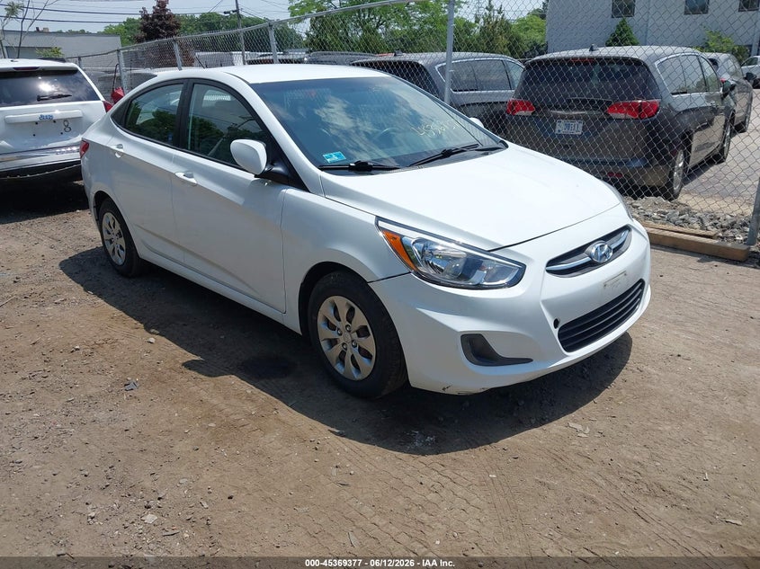 2017 Hyundai Accent VIN KMHCT4AE6HU276043 IAAI salvage auction — SIDE, Salvage (Rhode Island), sold $1,650 on 2026-07-12 (photo 1)