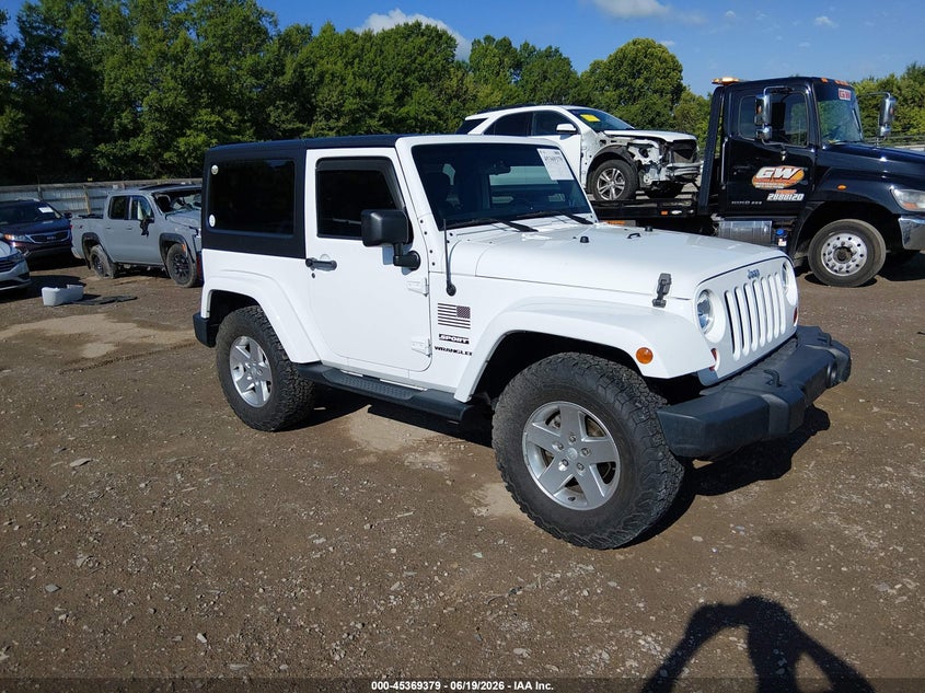2013 Jeep Wrangler / VIN 1C4AJWAG8DL587567 IAAI salvage auction — LEFT FRONT, Salvage (Tennessee), sold $3,550 on 2026-07-09 (photo 1)