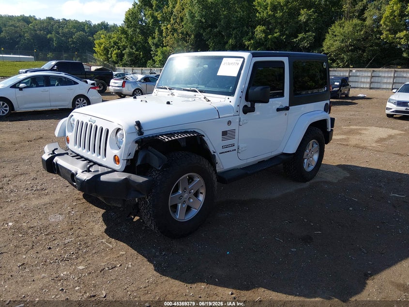 2013 Jeep Wrangler / VIN 1C4AJWAG8DL587567 IAAI salvage auction — LEFT FRONT, Salvage (Tennessee), sold $3,550 on 2026-07-09 (photo 2)