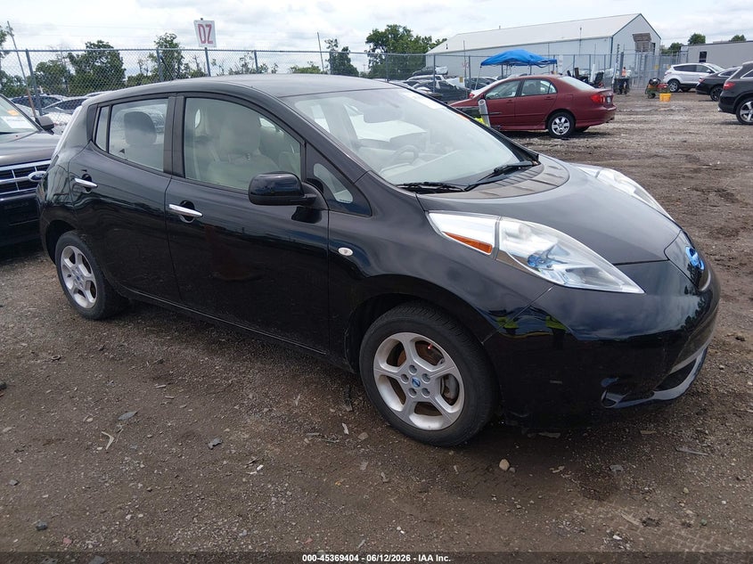 2012 Nissan Leaf VIN JN1AZ0CP4CT017442 IAAI salvage auction — NORMAL WEAR, Salvage Title, sold $275 on 2026-07-23 (photo 1)