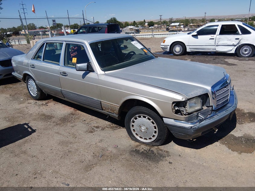 1987 Mercedes-benz 420 VIN WDBCA35D8HA284649 IAAI salvage auction — NORMAL WEAR, Salvage (New Mexico), sold $275 on 2026-07-29 (photo 1)