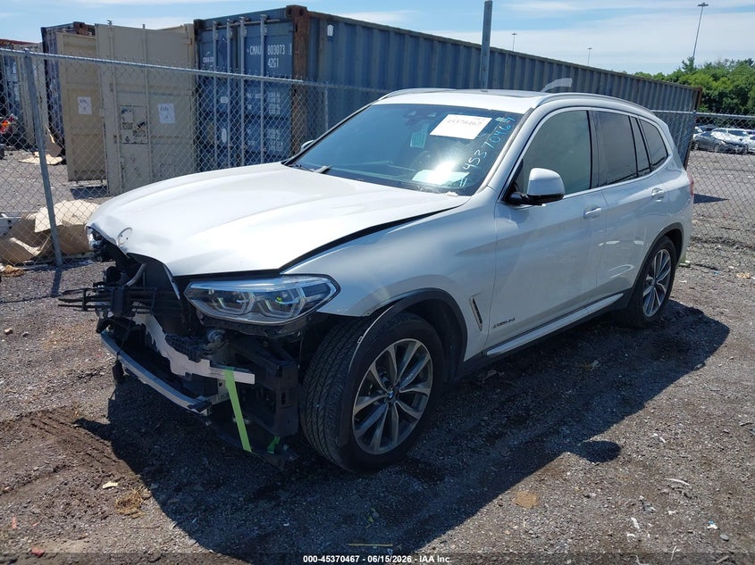 2018 BMW X3 VIN 5UXTR9C50JLC79174 IAAI salvage auction — FRONT END, Salvage (Tennessee), sold $10,725 on 2026-07-09 (photo 2)