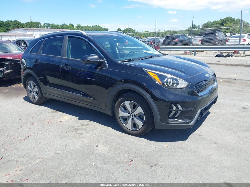 2020 Kia Niro VIN KNDCB3LC1L5362702 IAAI salvage auction — REAR END, Salvage (North Carolina), sold $1,400 on 2026-07-29 (photo 1)