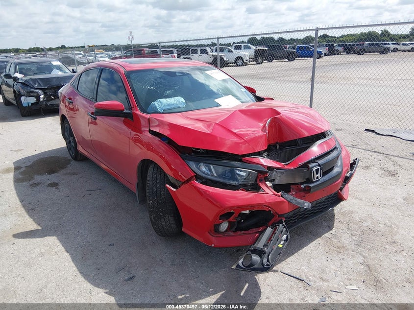 2020 Honda Civic VIN SHHFK7H68LU202627 IAAI salvage auction — FRONT END, Original (Texas), sold $25 on 2026-07-28 (photo 1)