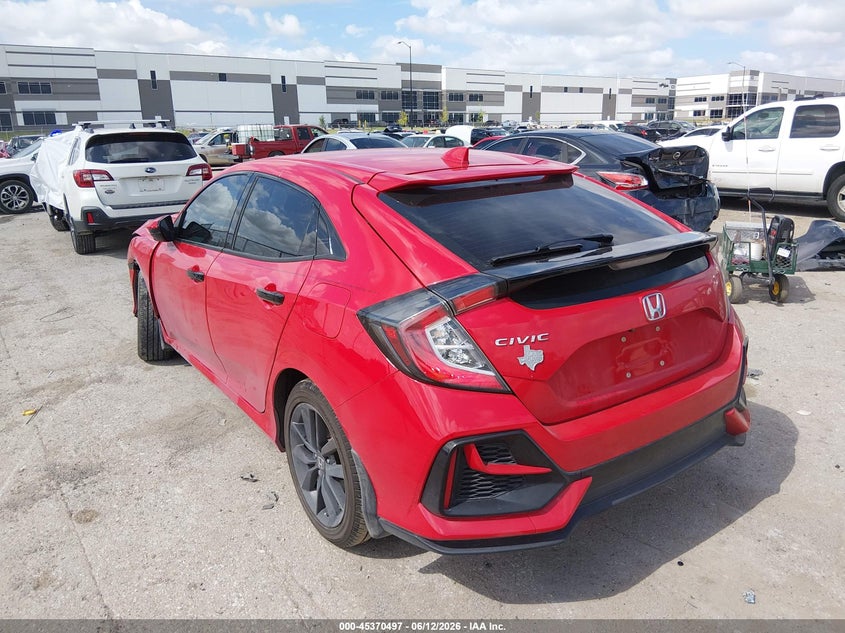 2020 Honda Civic VIN SHHFK7H68LU202627 IAAI salvage auction — FRONT END, Original (Texas), sold $25 on 2026-07-28 (photo 3)
