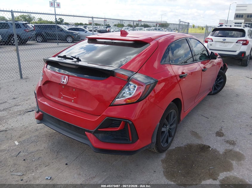 2020 Honda Civic VIN SHHFK7H68LU202627 IAAI salvage auction — FRONT END, Original (Texas), sold $25 on 2026-07-28 (photo 4)