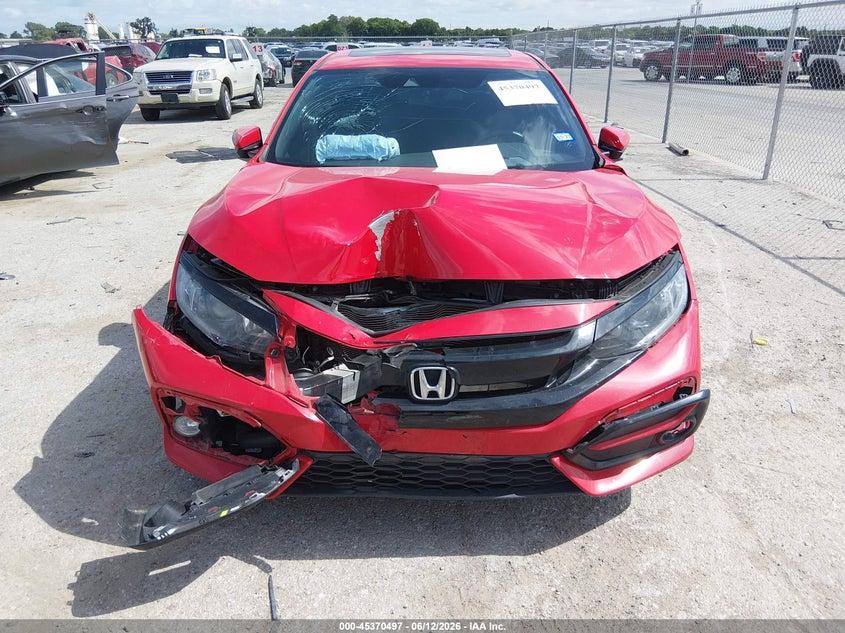 2020 Honda Civic VIN SHHFK7H68LU202627 IAAI salvage auction — FRONT END, Original (Texas), sold $25 on 2026-07-28 (photo 6)