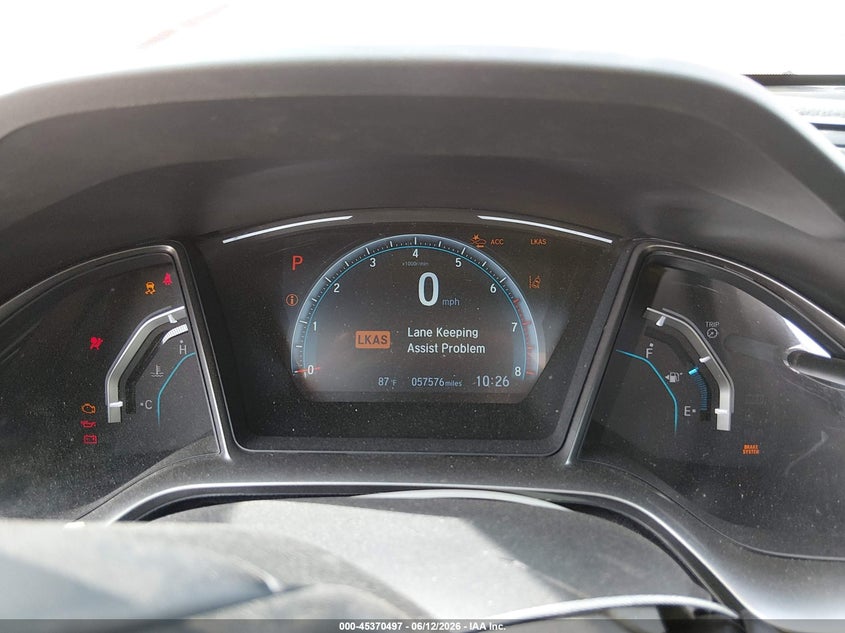 2020 Honda Civic VIN SHHFK7H68LU202627 IAAI salvage auction — FRONT END, Original (Texas), sold $25 on 2026-07-28 (photo 7)