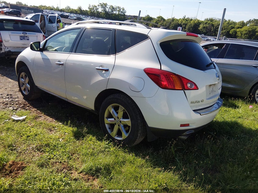 2010 Nissan Murano VIN JN8AZ1MU8AW013384 IAAI salvage auction — REAR END, Salvage (Tennessee), sold $475 on 2026-07-16 (photo 3)