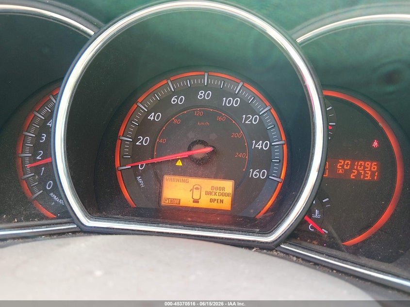 2010 Nissan Murano VIN JN8AZ1MU8AW013384 IAAI salvage auction — REAR END, Salvage (Tennessee), sold $475 on 2026-07-16 (photo 7)
