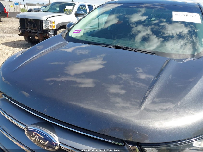 2017 Ford Edge VIN 2FMPK4J89HBB81805 IAAI salvage auction — HAIL, Salvage Title, sold $1,900 on 2026-07-09 (photo 6)
