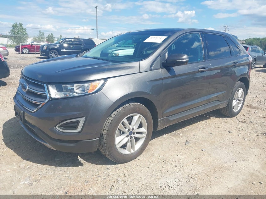2017 Ford Edge VIN 2FMPK4J89HBB81805 IAAI salvage auction — HAIL, Salvage Title, sold $1,900 on 2026-07-09 (photo 2)