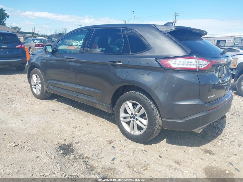 2017 Ford Edge VIN 2FMPK4J89HBB81805 IAAI salvage auction — HAIL, Salvage Title, sold $1,900 on 2026-07-09 (photo 3)
