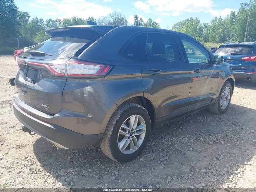 2017 Ford Edge VIN 2FMPK4J89HBB81805 IAAI salvage auction — HAIL, Salvage Title, sold $1,900 on 2026-07-09 (photo 4)