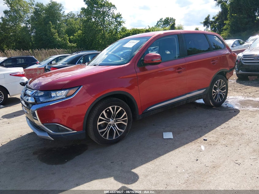 2018 Mitsubishi Outlander VIN JA4AD3A36JZ032199 IAAI salvage auction — REAR END, Salvage - Greater Than 75% (Maryland), sold $3,700 on 2026-07-09 (photo 2)