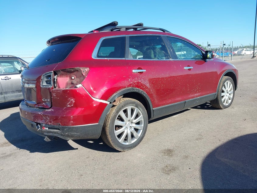 2009 Mazda Cx-9 VIN JM3TB38A190180082 IAAI salvage auction — RIGHT REAR, Parts Only Bos (Minnesota), sold $300 on 2026-07-13 (photo 4)