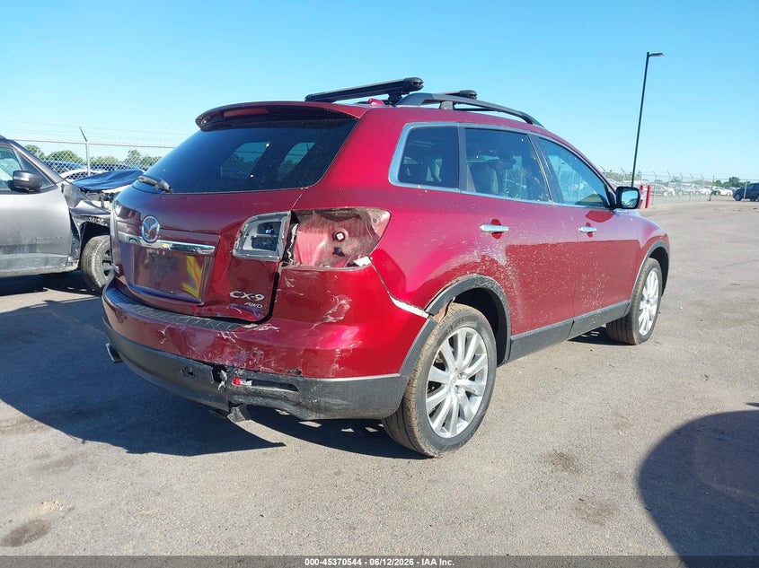 2009 Mazda Cx-9 VIN JM3TB38A190180082 IAAI salvage auction — RIGHT REAR, Parts Only Bos (Minnesota), sold $300 on 2026-07-13 (photo 6)