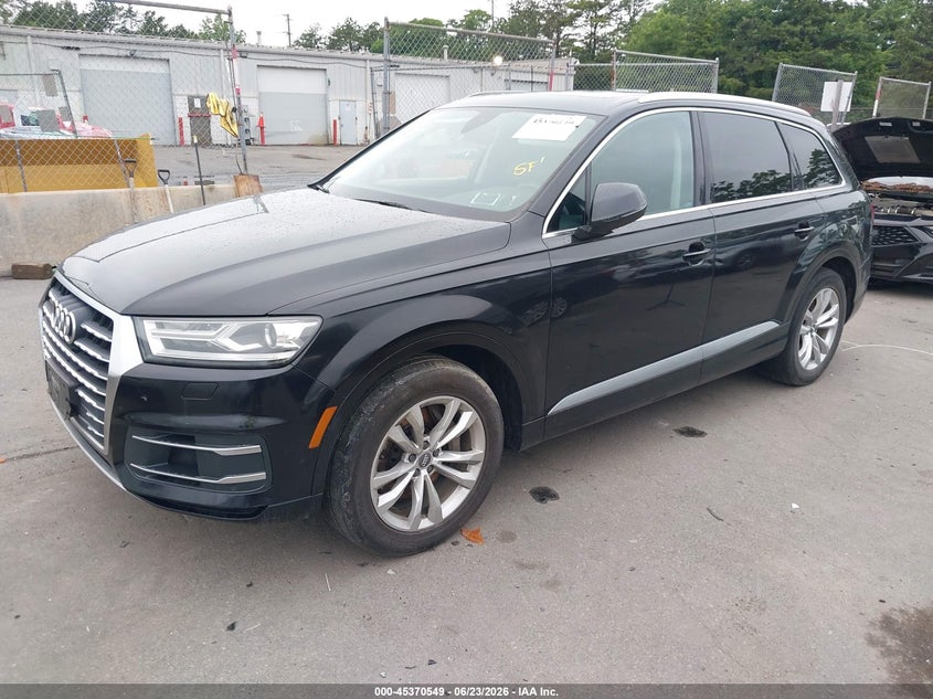 2018 Audi Q7 VIN WA1AAAF76JD051101 IAAI salvage auction — THEFT, Wait Title, sold $6,300 on 2026-09-06 (photo 2)