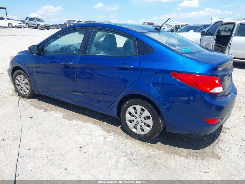 2016 Hyundai Accent VIN KMHCT4AE0GU947673 IAAI salvage auction — NORMAL WEAR, Clear (Tennessee), sold $575 on 2026-07-16 (photo 3)