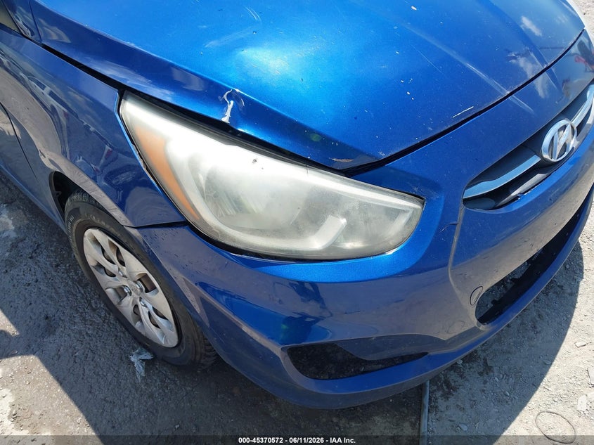 2016 Hyundai Accent VIN KMHCT4AE0GU947673 IAAI salvage auction — NORMAL WEAR, Clear (Tennessee), sold $575 on 2026-07-16 (photo 6)