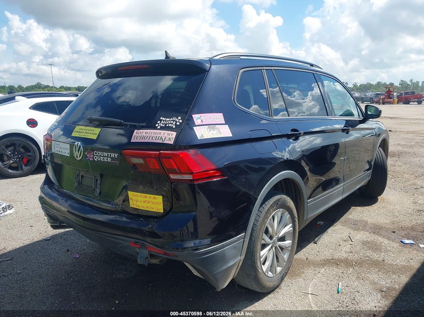 2020 Volkswagen Tiguan VIN 3VV1B7AX0LM102940 IAAI salvage auction — REAR END, Salvage (Louisiana), sold $2,250 on 2026-07-28 (photo 4)