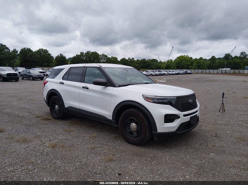 2020 Ford Police interceptor utility VIN 1FM5K8AB0LGC68410 IAAI salvage auction — NORMAL WEAR, Sf97 (Tennessee), sold $8,000 on 2026-08-12 (photo 1)
