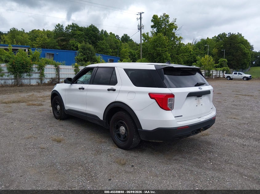 2020 Ford Police interceptor utility VIN 1FM5K8AB0LGC68410 IAAI salvage auction — NORMAL WEAR, Sf97 (Tennessee), sold $8,000 on 2026-08-12 (photo 3)