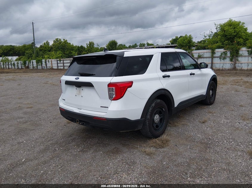 2020 Ford Police interceptor utility VIN 1FM5K8AB0LGC68410 IAAI salvage auction — NORMAL WEAR, Sf97 (Tennessee), sold $8,000 on 2026-08-12 (photo 4)