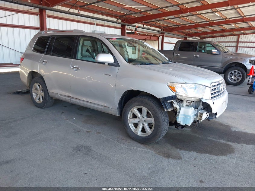 2008 Toyota Highlander VIN JTEES42A382073176 IAAI salvage auction — NORMAL WEAR, Clear - Dealer Only (California), sold $1,850 on 2026-07-21 (photo 1)