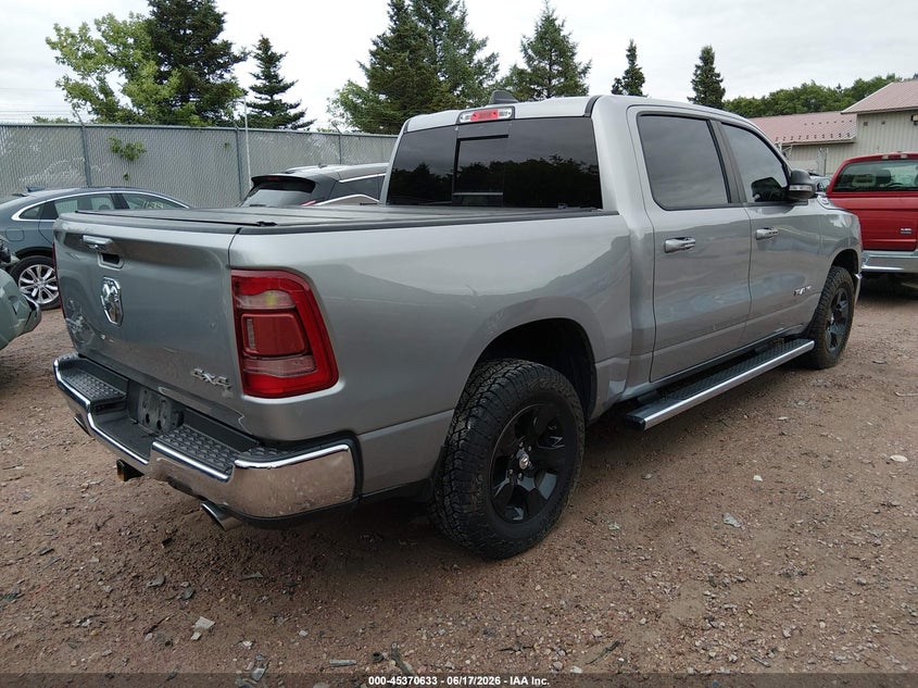 2019 Ram 1500 VIN 1C6SRFFT0KN500952 IAAI salvage auction — HAIL, Clear (Wisconsin), sold $12,000 on 2026-07-29 (photo 4)