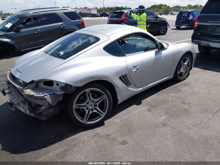 2010 Porsche Cayman VIN WP0AA2A86AU760140 IAAI salvage auction — RIGHT REAR, Rebuildable (Florida), sold $3,550 on 2026-08-15 (photo 4)