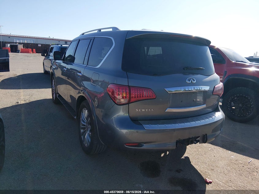2015 Infiniti Qx80 VIN JN8AZ2NFXF9572463 IAAI salvage auction — NORMAL WEAR, Clear (Colorado), sold $1,600 on 2026-07-28 (photo 3)