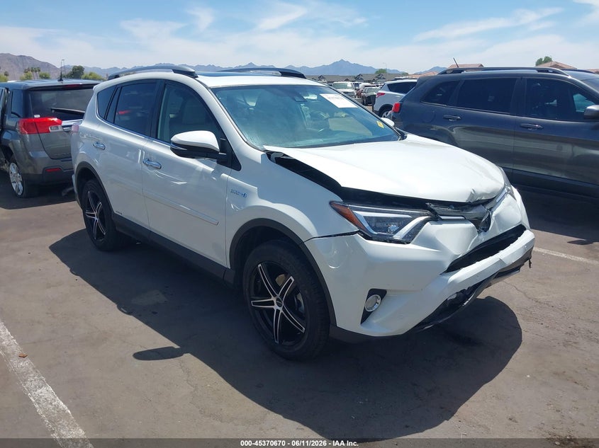 2018 Toyota VIN JTMDJREV2JD227384 IAAI salvage auction — FRONT END, Salvage (Arizona), sold $9,350 on 2026-07-07 (photo 1)