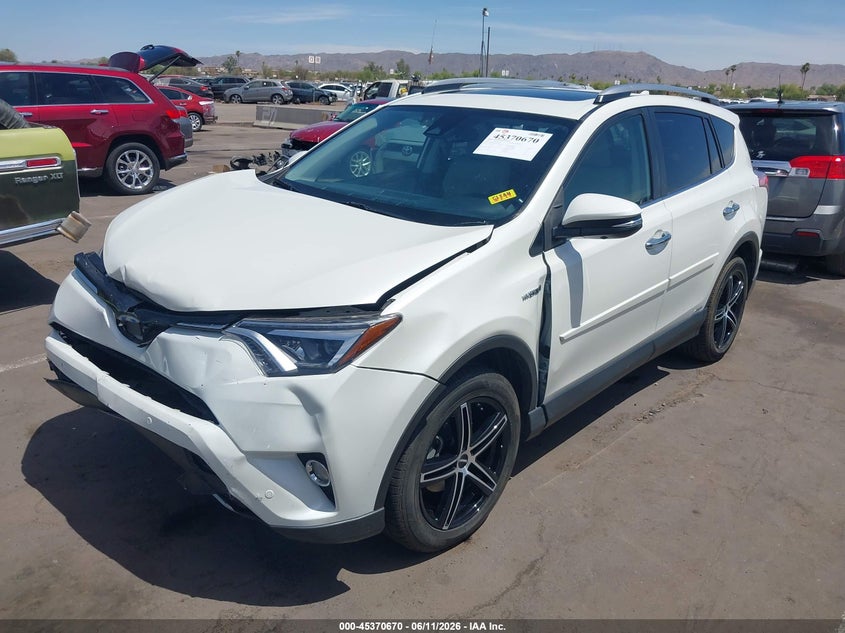 2018 Toyota VIN JTMDJREV2JD227384 IAAI salvage auction — FRONT END, Salvage (Arizona), sold $9,350 on 2026-07-07 (photo 2)