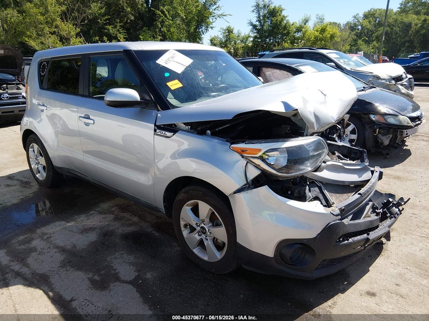 2017 Kia Soul VIN KNDJN2A24H7484274 IAAI salvage auction — FRONT END, Salvage (Kansas), sold $725 on 2026-07-15 (photo 1)