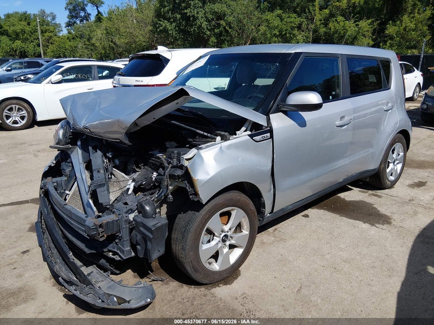 2017 Kia Soul VIN KNDJN2A24H7484274 IAAI salvage auction — FRONT END, Salvage (Kansas), sold $725 on 2026-07-15 (photo 2)