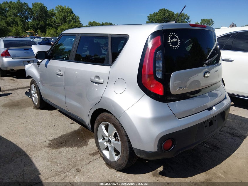 2017 Kia Soul VIN KNDJN2A24H7484274 IAAI salvage auction — FRONT END, Salvage (Kansas), sold $725 on 2026-07-15 (photo 3)